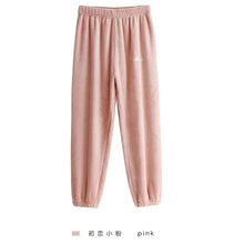 Load image into Gallery viewer, Autumn and Winter Flannel Women Pyjamas Sets Sleepwear Home Clothing Thick Warm Coral Velvet Female Nightgown Suit Pijama
