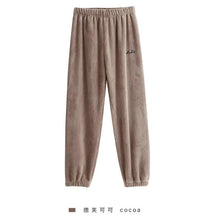 Load image into Gallery viewer, Autumn and Winter Flannel Women Pyjamas Sets Sleepwear Home Clothing Thick Warm Coral Velvet Female Nightgown Suit Pijama
