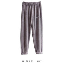Load image into Gallery viewer, Autumn and Winter Flannel Women Pyjamas Sets Sleepwear Home Clothing Thick Warm Coral Velvet Female Nightgown Suit Pijama