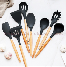 Load image into Gallery viewer, 8Pcs/set Silicone Cooking Tools Drinking Kitchen Kitchenware Dinnerware Tableware Accessories Supplies Gear Stuff Product