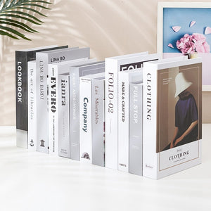 Creative Simulation Books Decoration False Book Exquisite Home Figurines Prop Livingroom Wine Cabinet Bookshelf Ornament Craft