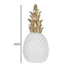 Load image into Gallery viewer, Nordic Modern Home Decor Pineapple Ornament Synthetic Resin Individual Metal Finishes Craft Window Desktop Display Props