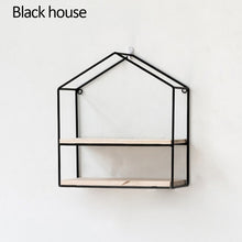 Load image into Gallery viewer, Nordic Iron Hexagonal Grid Wall Shelf Decorative Storage Rack Holder Hanging Wall Shelves Decorative Display Crafts Shelves
