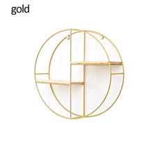 Load image into Gallery viewer, Nordic Iron Hexagonal Grid Wall Shelf Decorative Storage Rack Holder Hanging Wall Shelves Decorative Display Crafts Shelves