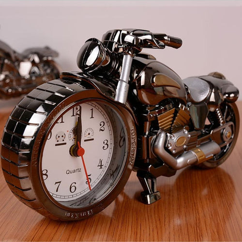 New Hot Motorcycle Alarm Clock Shape Creative Retro Gifts Upscale Furnishings Boutique Home Decorator USJ99