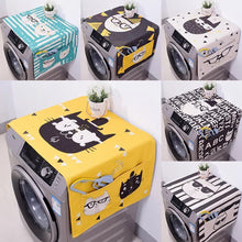 Load image into Gallery viewer, Geometric Fridge Dust Cover Washing Machine Cover Towel Winson Cat Thick Cotton Linen Refrigerator organizer Kitchen Products