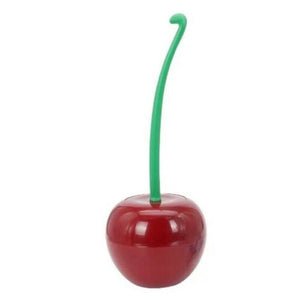 Creative Home Toilet Brush Plastic Bathroom Cleaning Set Creative Lovely Cherry Shape Lavatory Cleaning Products With Base