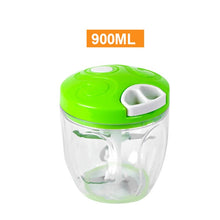 Load image into Gallery viewer, TINTON LIFE Manual Food Processor Chopper Blender Slicer Safe Durable Kitchen Household
